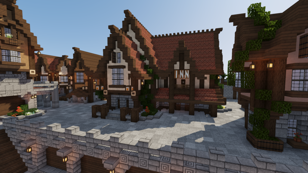 Minecraft Medieval Village With Castle World Download – BlueNerd