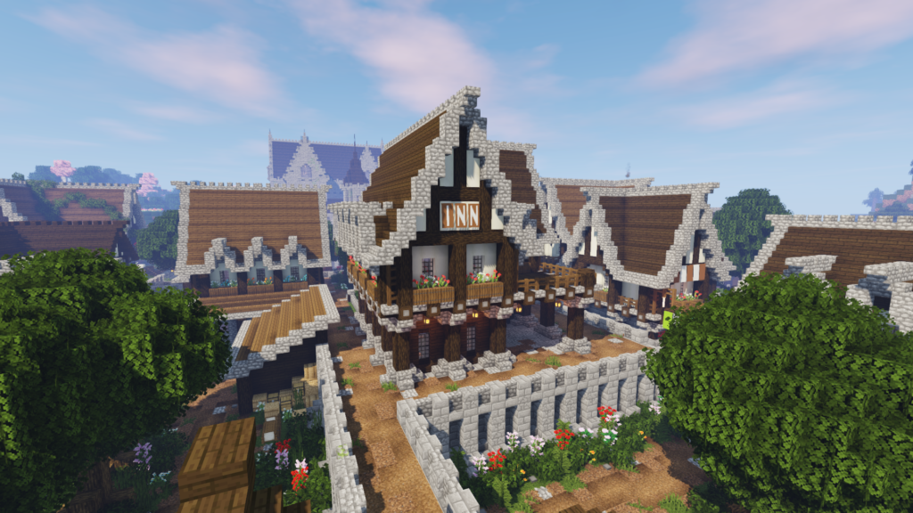 Minecraft Medieval Village With Castle World Download – BlueNerd