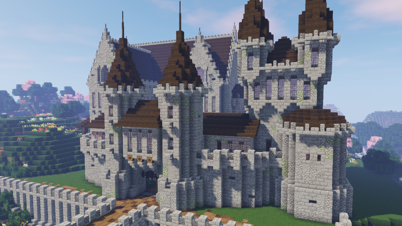 Minecraft: How to Build a Medieval Large House Tutorial (Minecraft 1.14  Build Tutorial) 