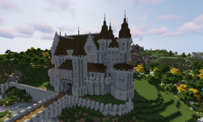 How To Build A Castle Minecraft Tutorial | Medieval Castle Part 5