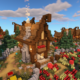 Minecraft Timelapse: Transforming a Swamp Biome into a Fantasy Village