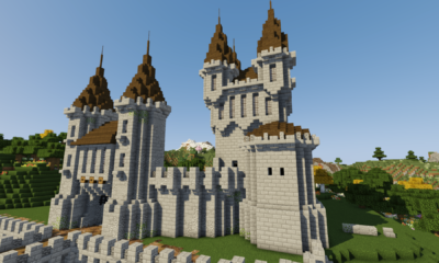 How To Build A Castle Minecraft Tutorial | Medieval Castle Part 2