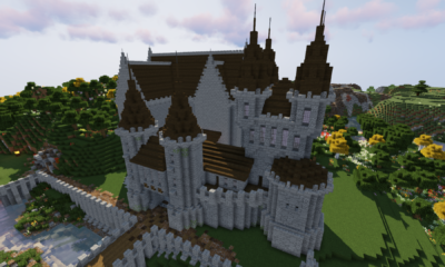 How To Build A Castle Minecraft Tutorial | Medieval Castle Part 4