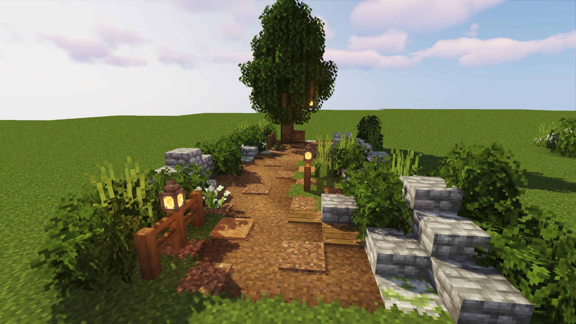 Minecraft: How To Make Pathways Look Amazing! - BlueNerd